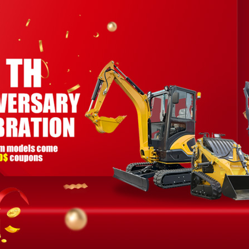 The 10th anniversary celebration of Eachan Machinery Company is about to kick off. Surprise discounts for small diesel excavators, please stay tuned!